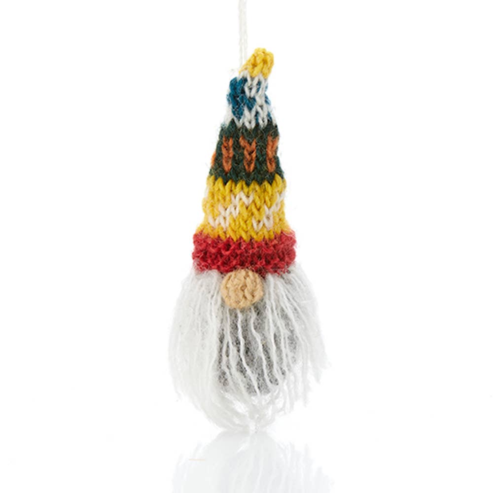 Knitted Gnome Ornaments