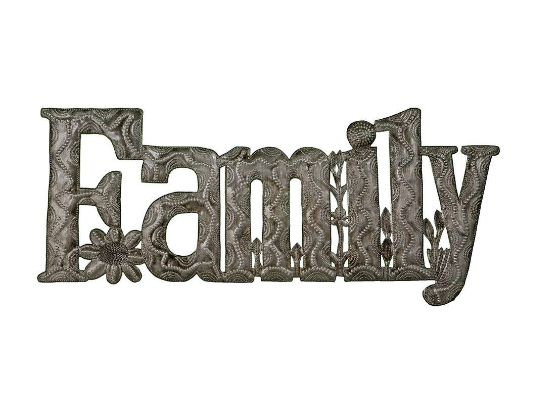 FAMILY Metal Wall Art
