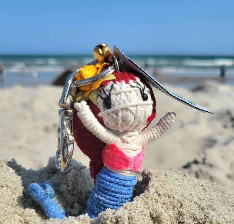 String Doll Keychain - Shelly the Mermaid