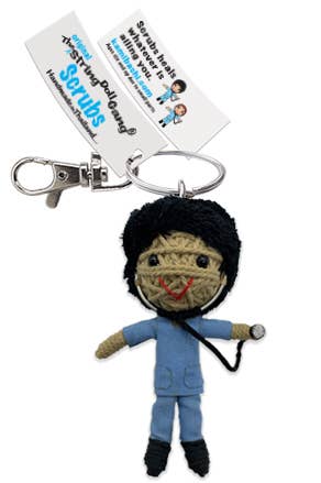 String Doll Keychain - Scrubs (Boy)