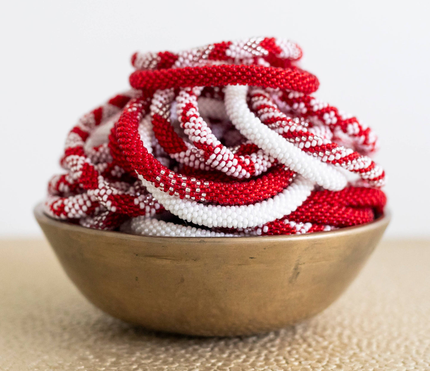 Roll-On® Bracelets - Red and White