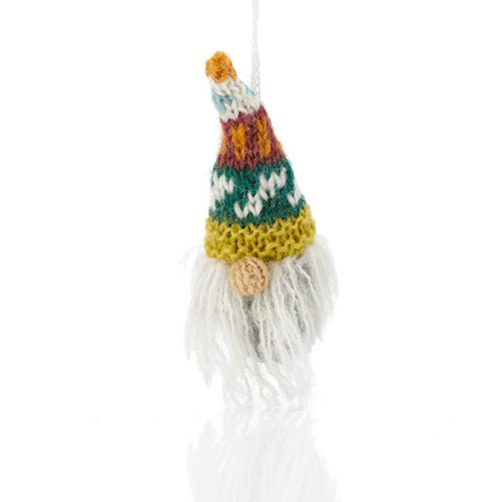 Knitted Gnome Ornaments
