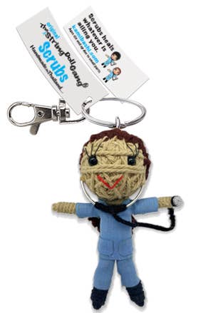 String Doll Keychain - Scrubs (Girl)