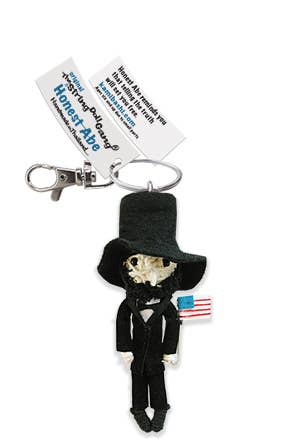 String Doll Keychain - Honest Abe