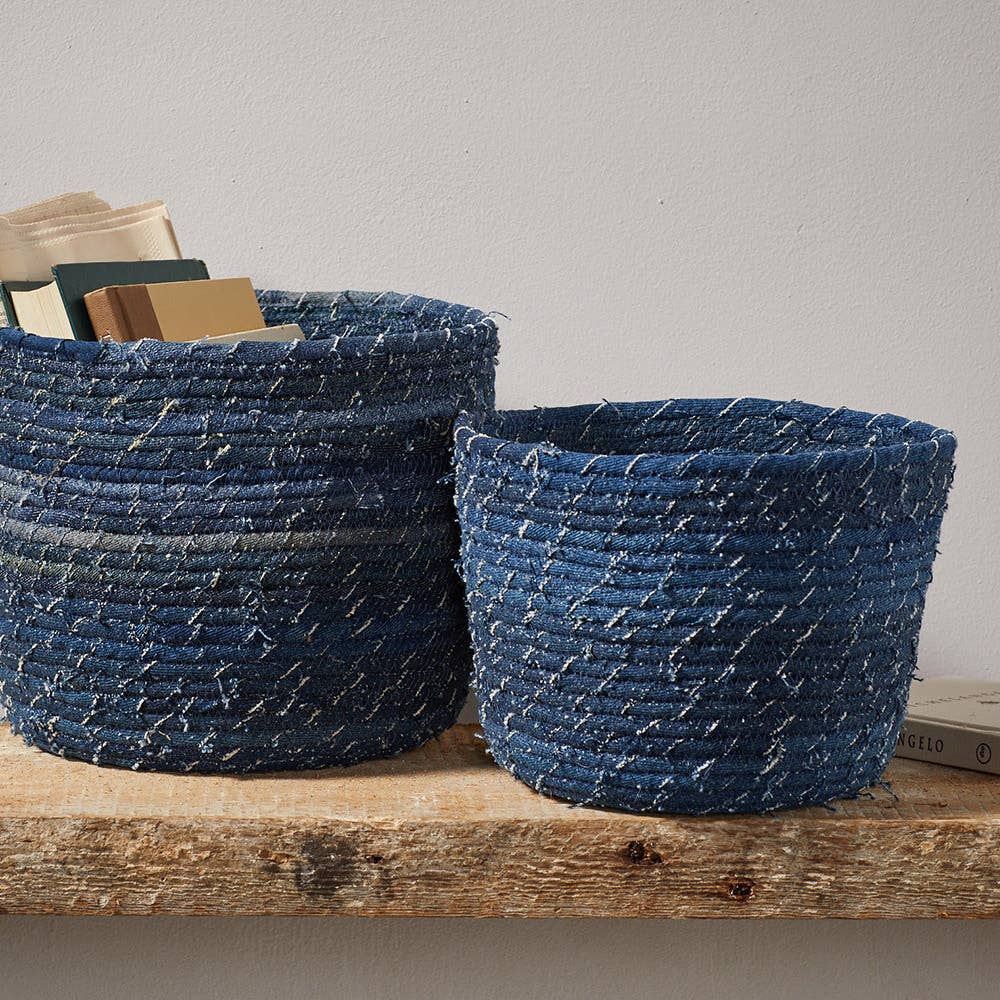 Denim Basket - Large