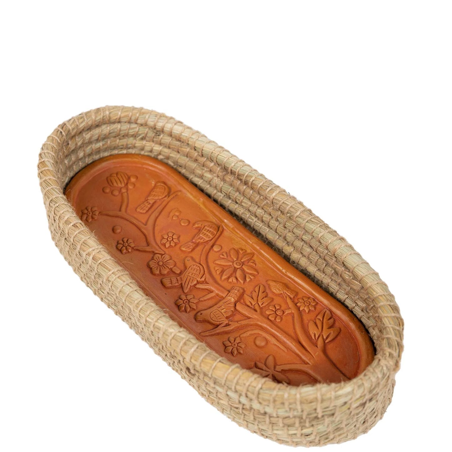 Oblong Bread Basket with Warmer