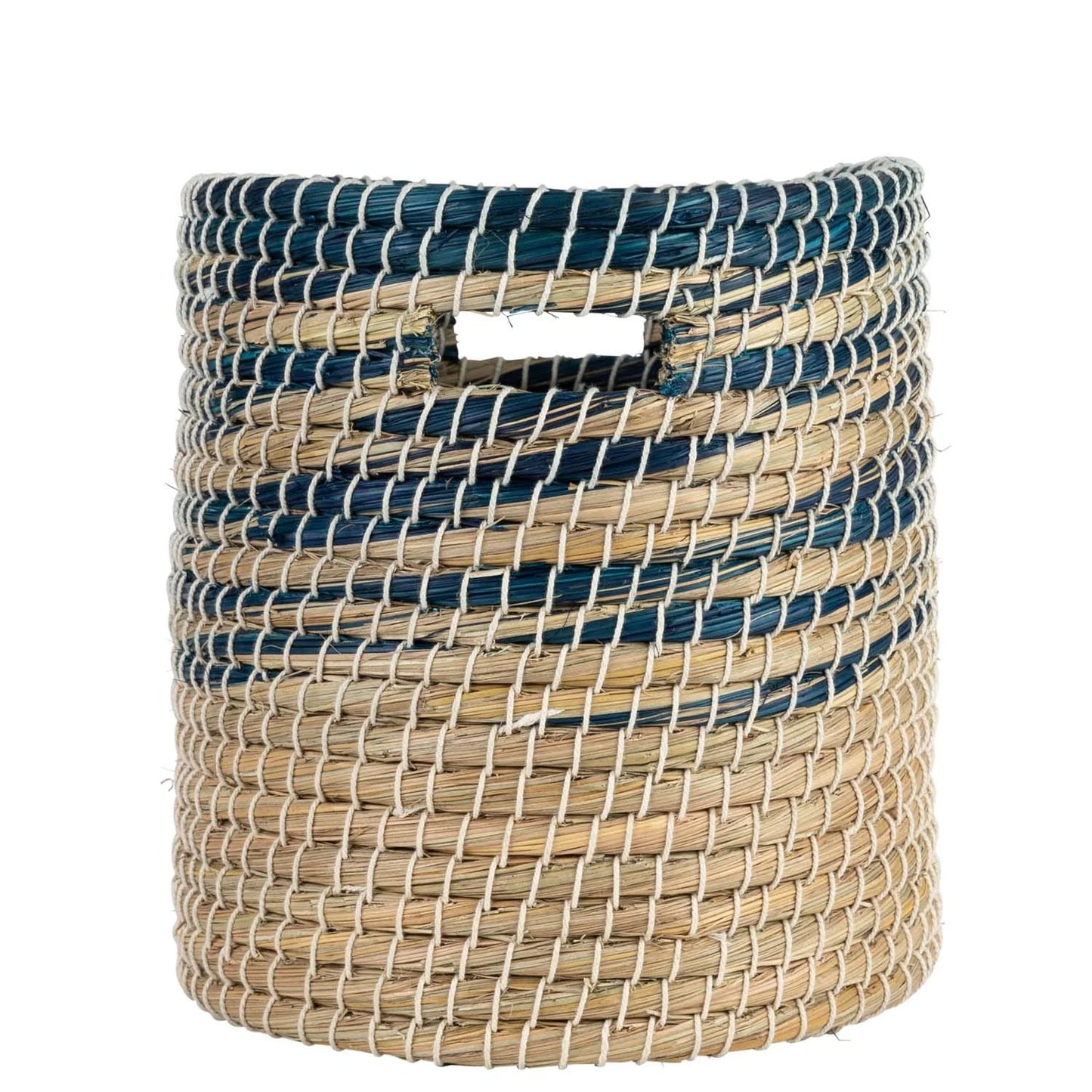 Seaside Cylinder Catch All Basket 12”