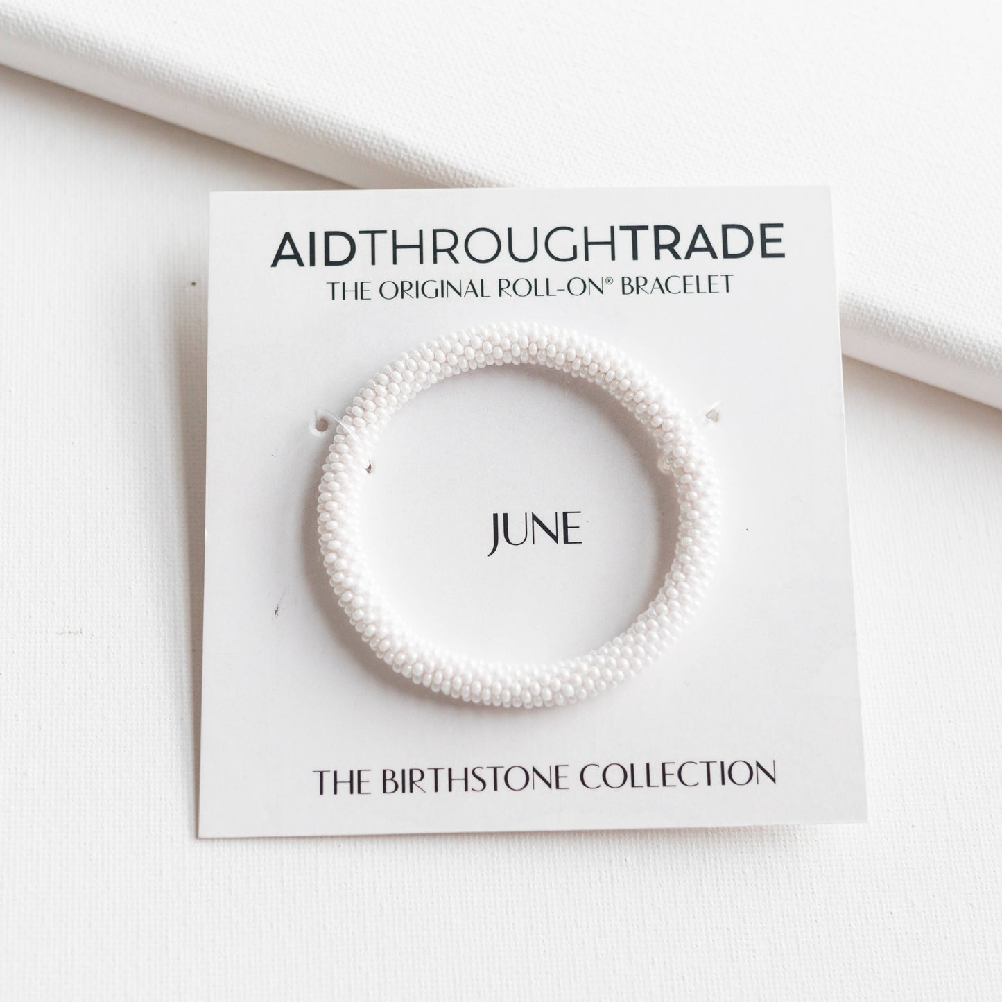 Roll-On® Bracelet - June Birthstone