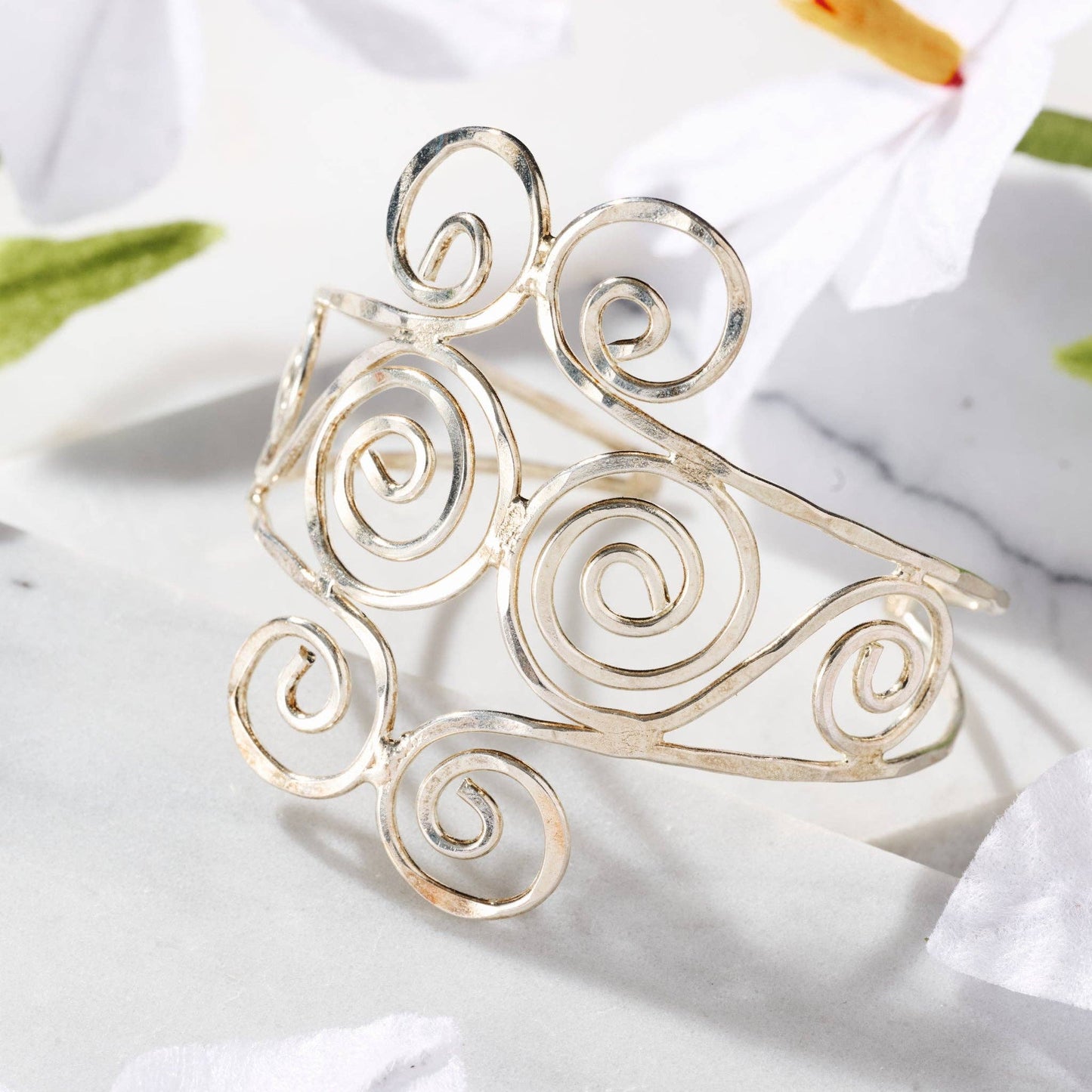 Swirl Cuff Bracelet