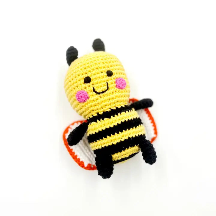Plush Bumblebee Rattle