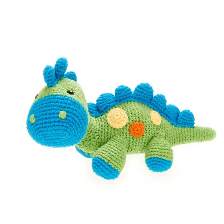 Plush Stegosaurus Rattle