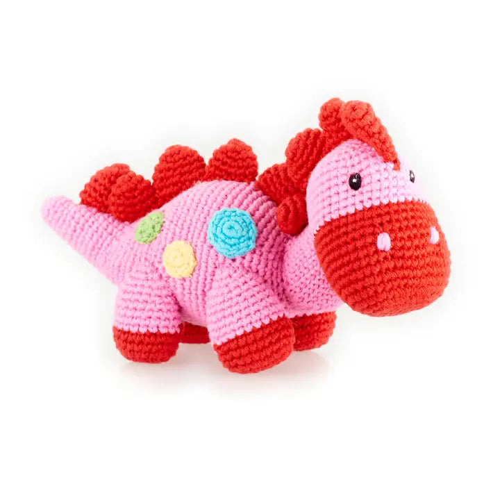 Plush Stegosaurus Rattle