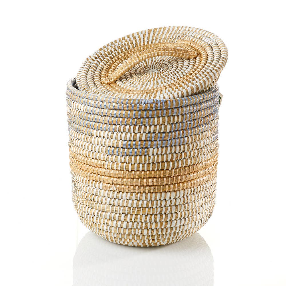 Lidded Seashore Basket