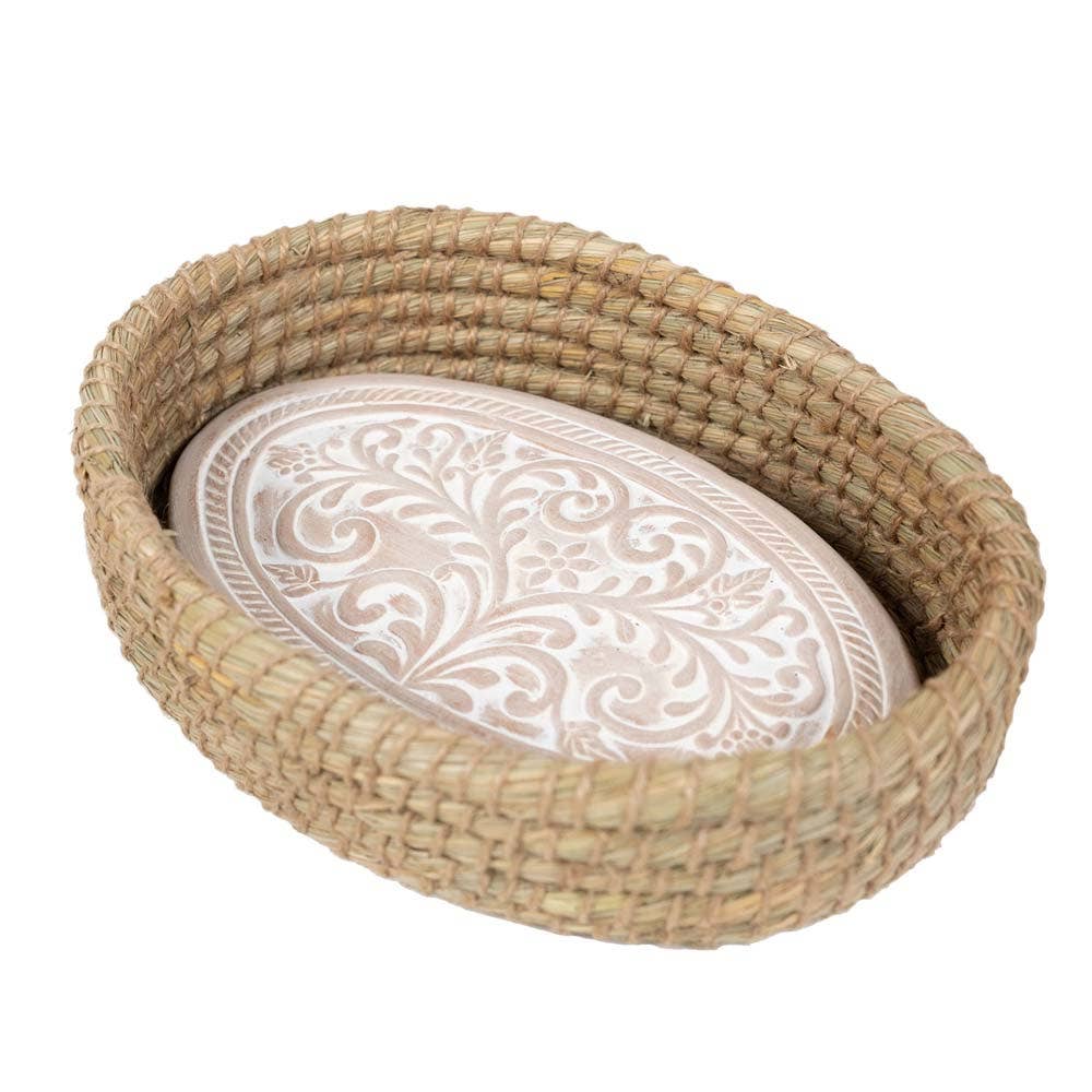 Oval Bread Basket w/ Warmer