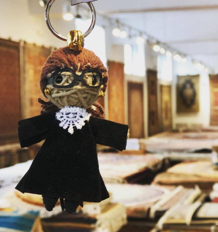 String Doll Keychain - Ruth Bader Ginsburg