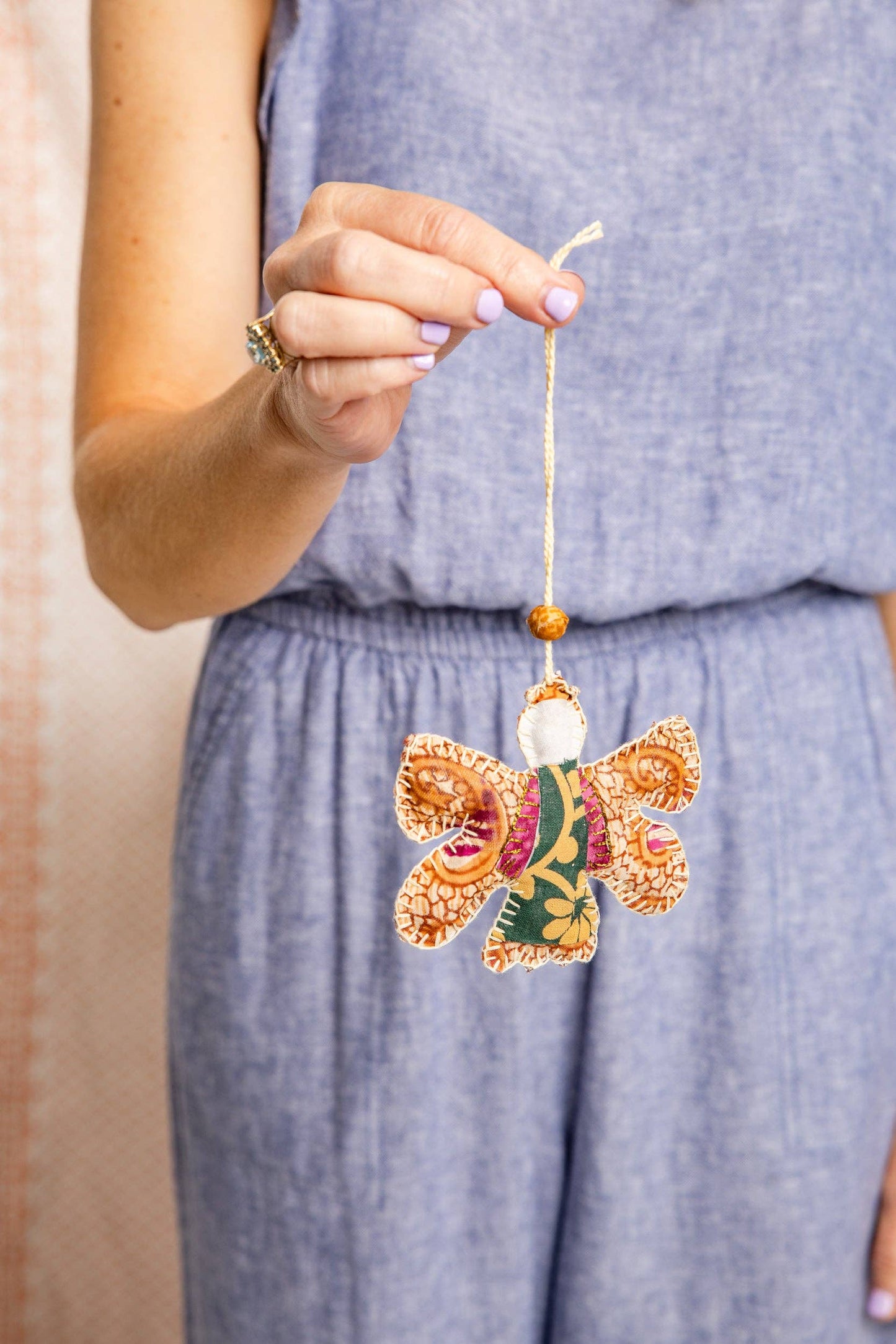 Stitched Angel Ornament