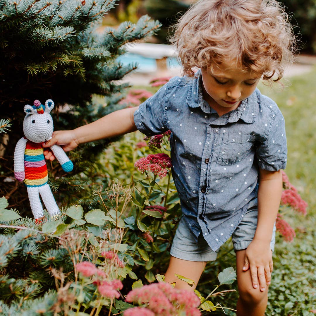 Plush Unicorn Rattle