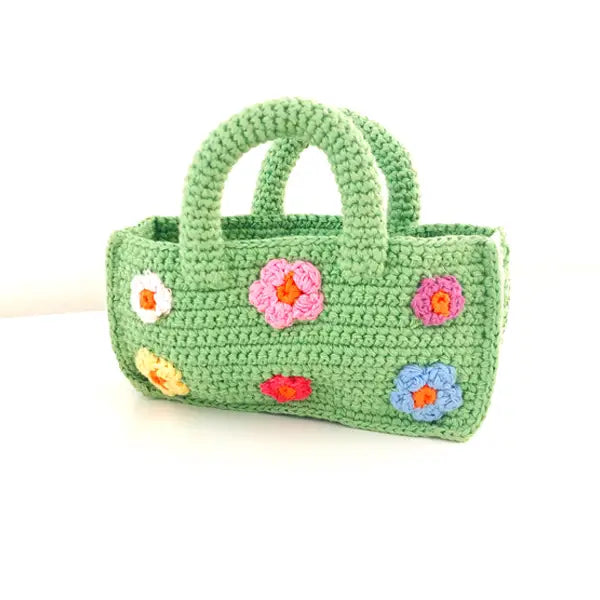 Easter Basket - Green Floral