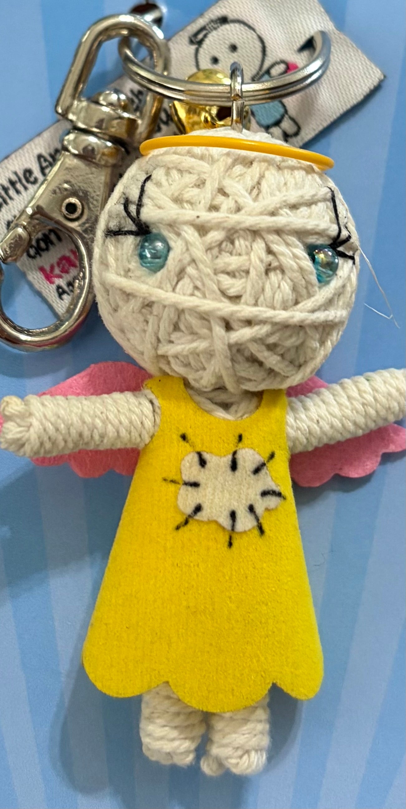 Little Angel String Doll Keychain
