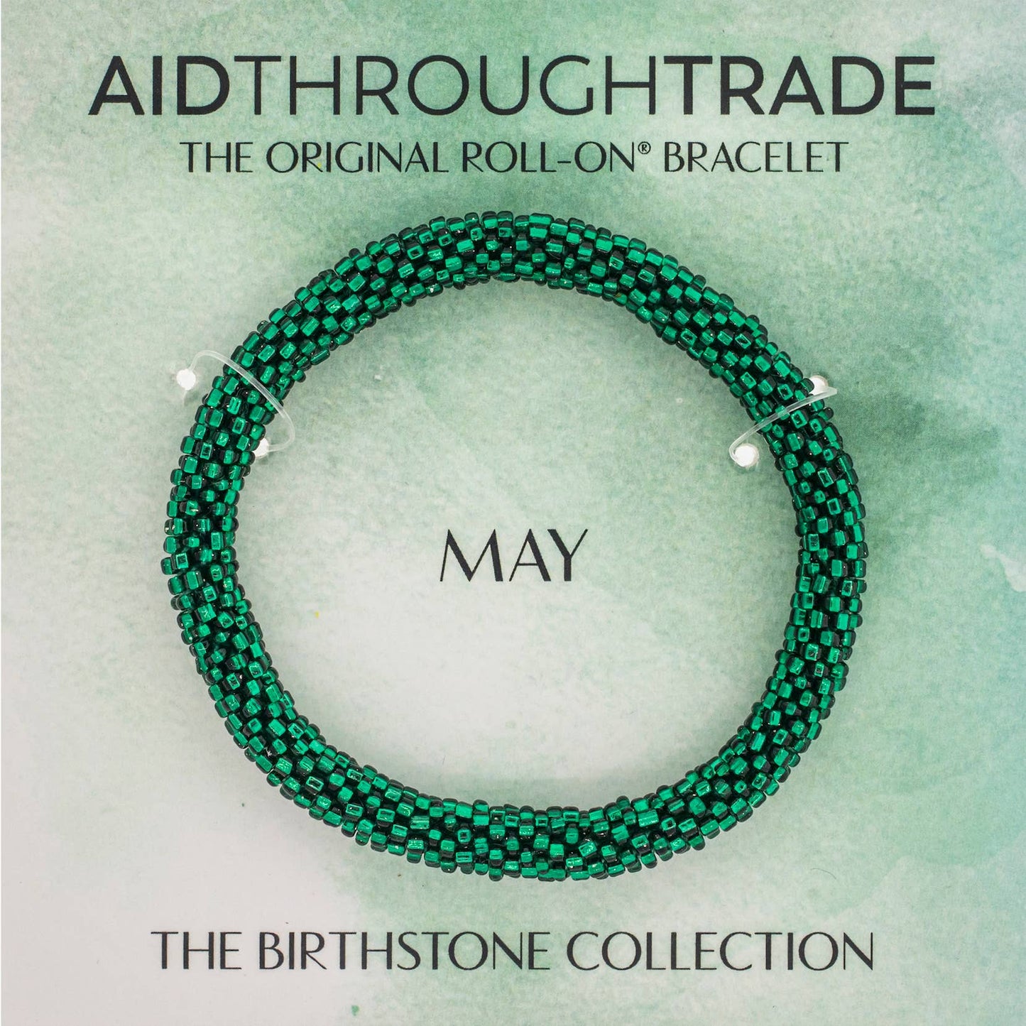 Roll-On® Bracelet - May Birthstone