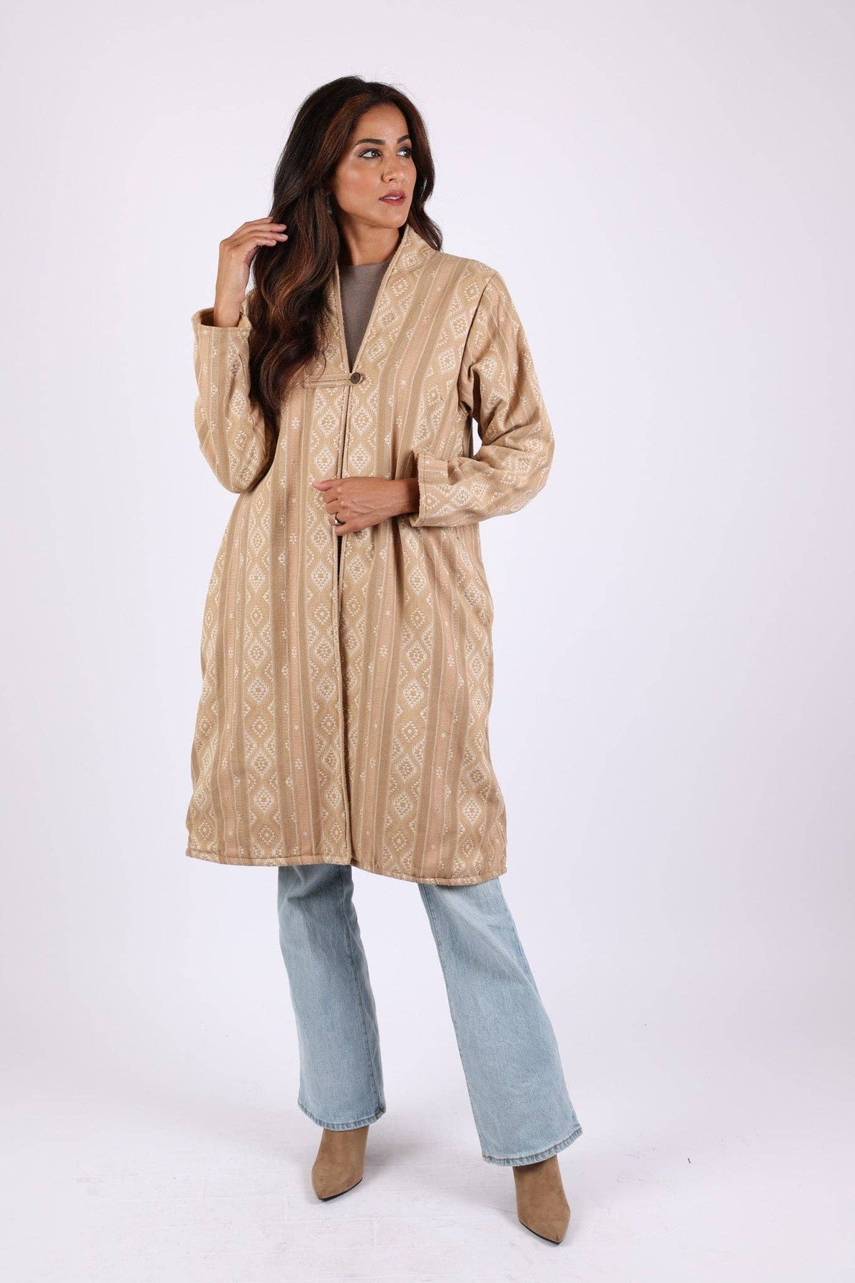 Beige Fleece Jacket