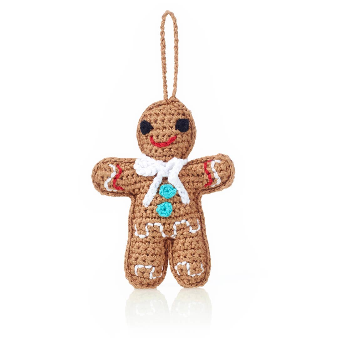 Plush Gingerbread Ornament
