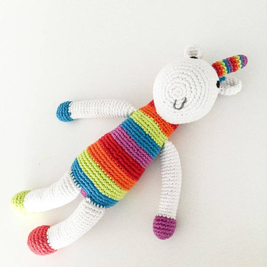Plush Unicorn Rattle