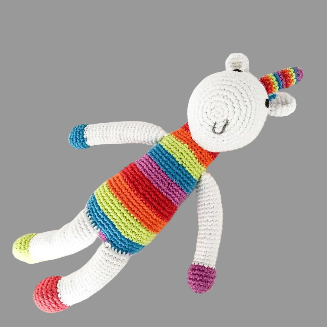 Plush Unicorn Rattle