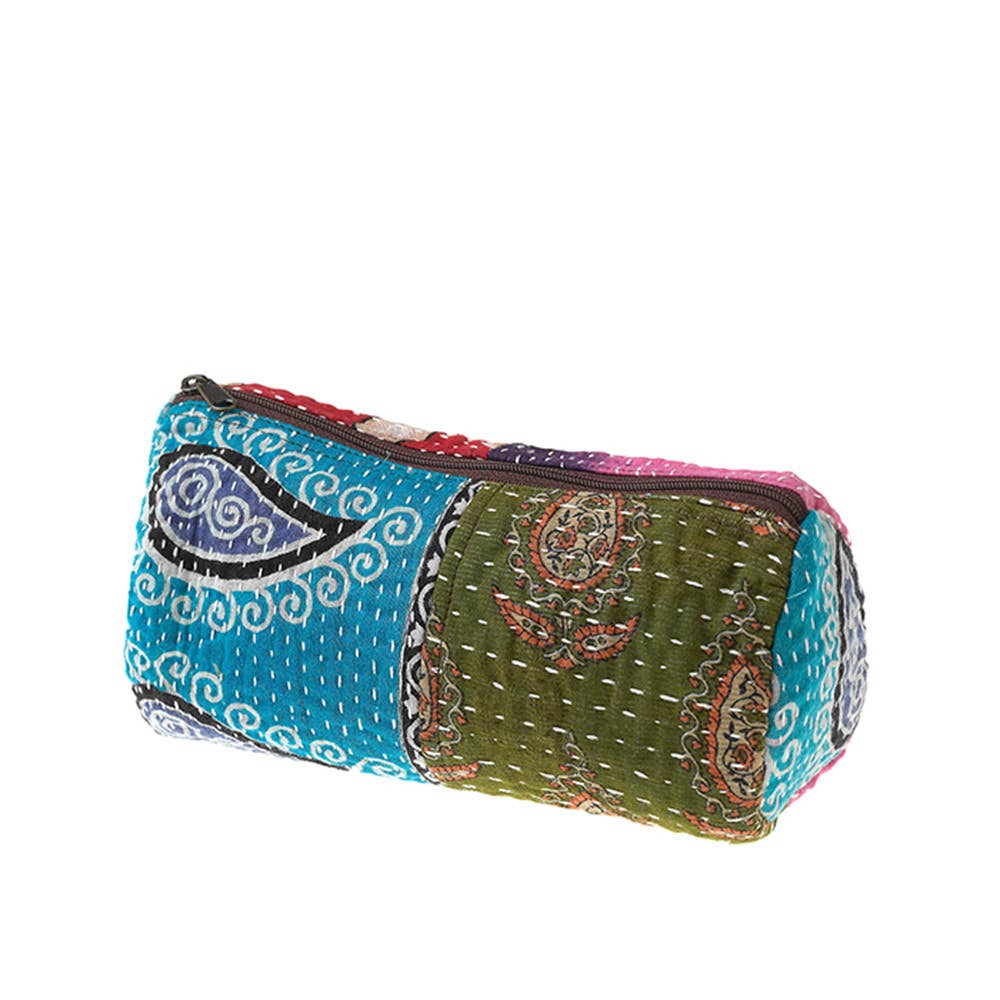 Kantha Makeup Bag