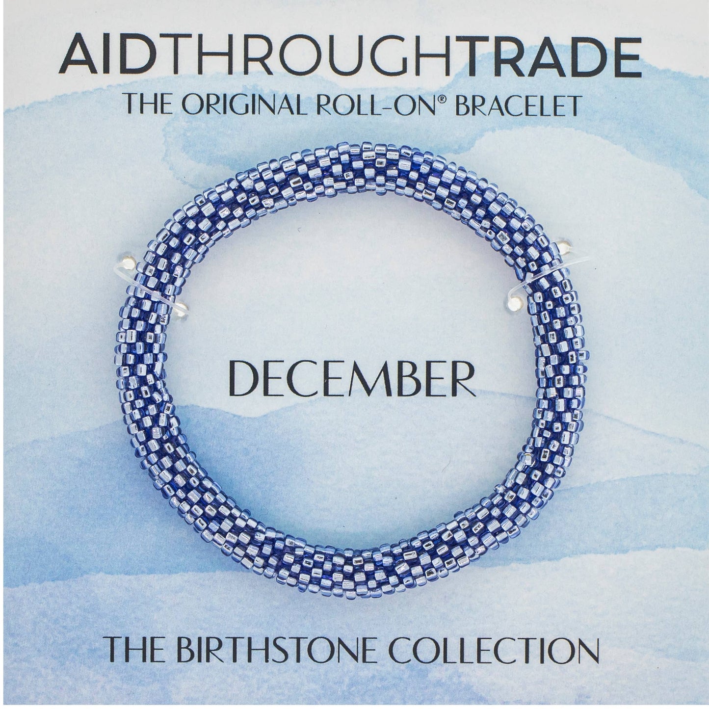 Roll-On® Bracelet - December Birthstone