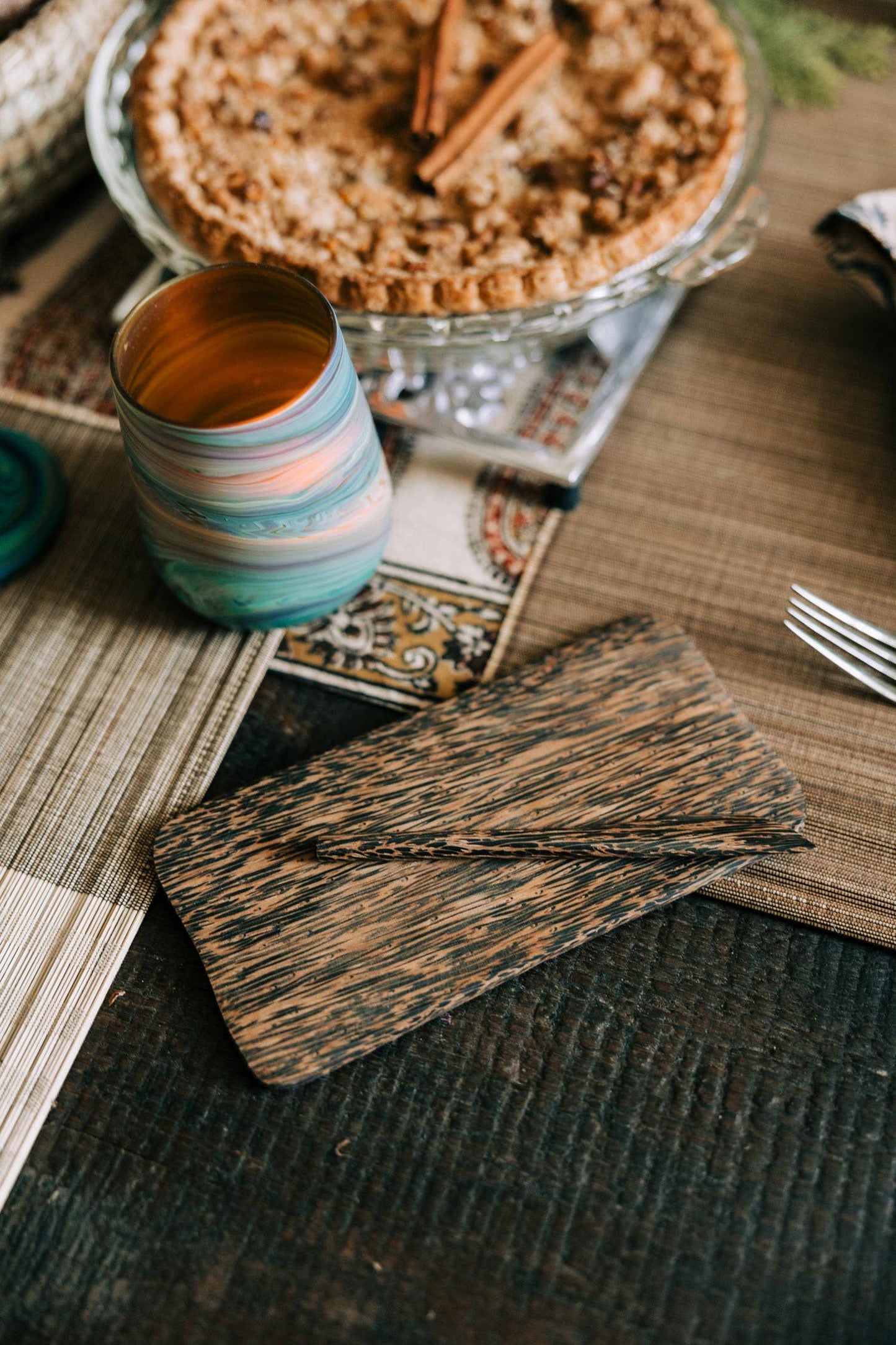 Palm Wood Cheese/Butter Board