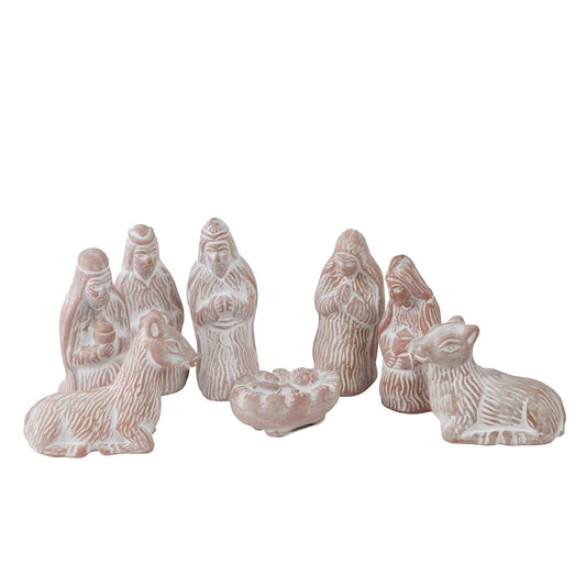 8-Piece Terracotta Nativity