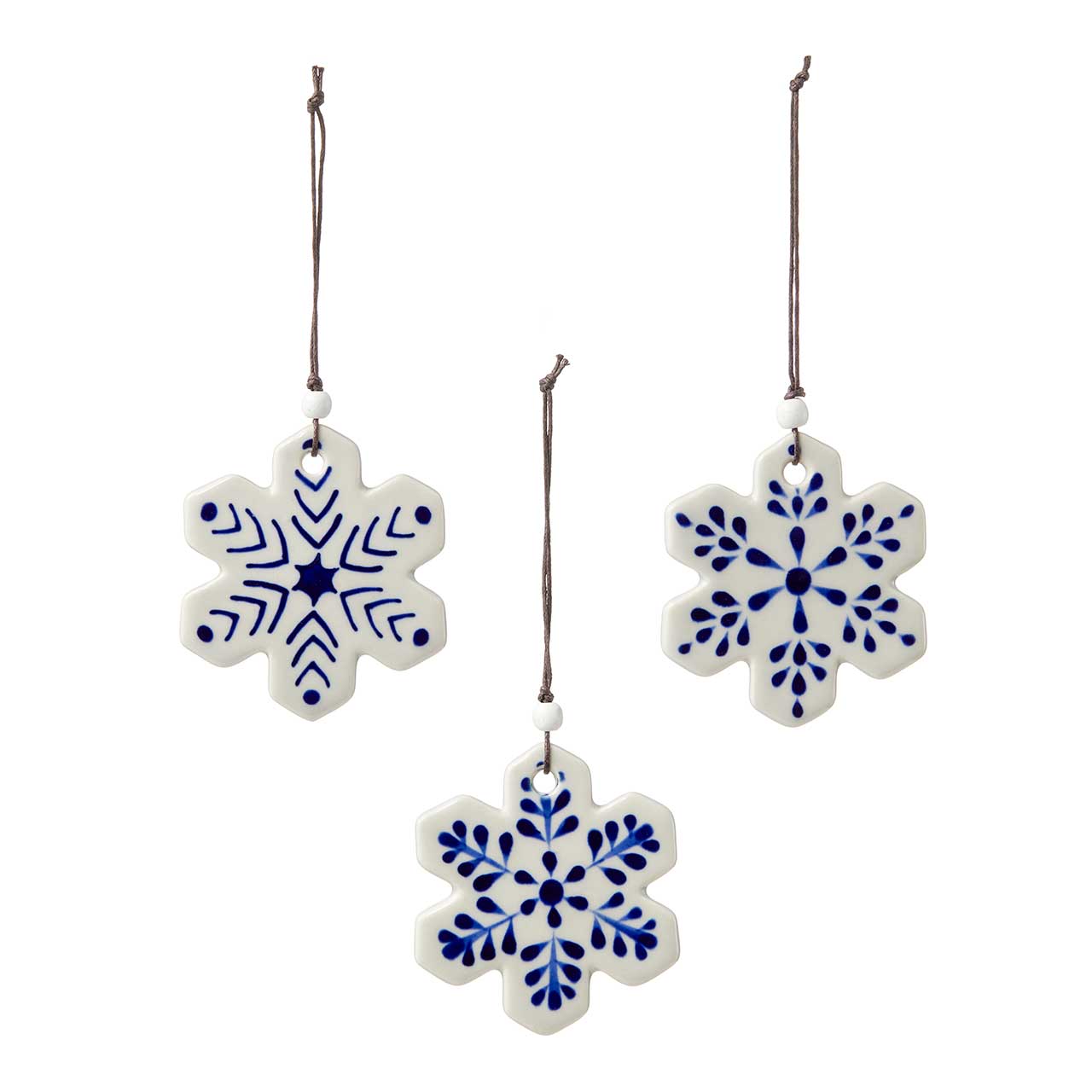 Ceramic Snowflake Ornament