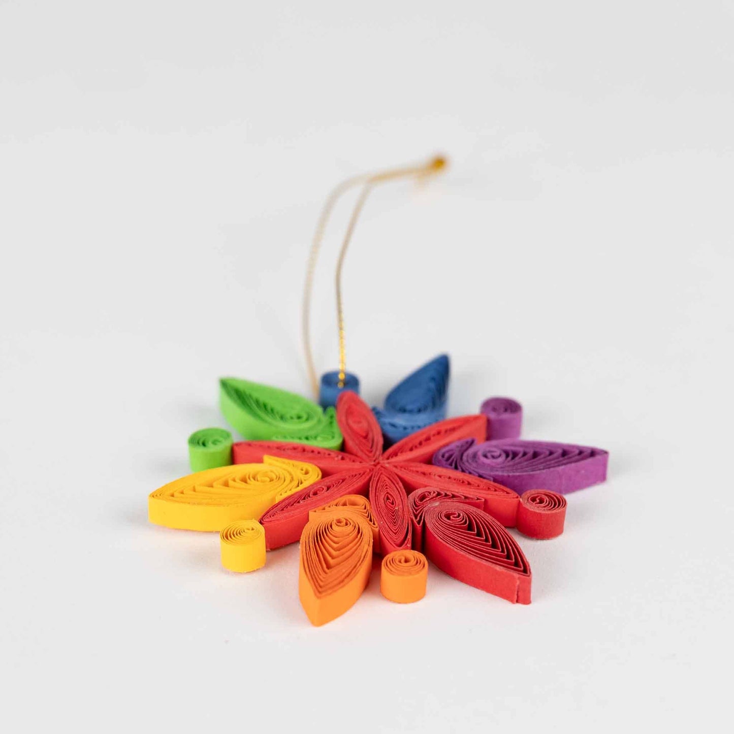Rainbow Snowflake Ornament