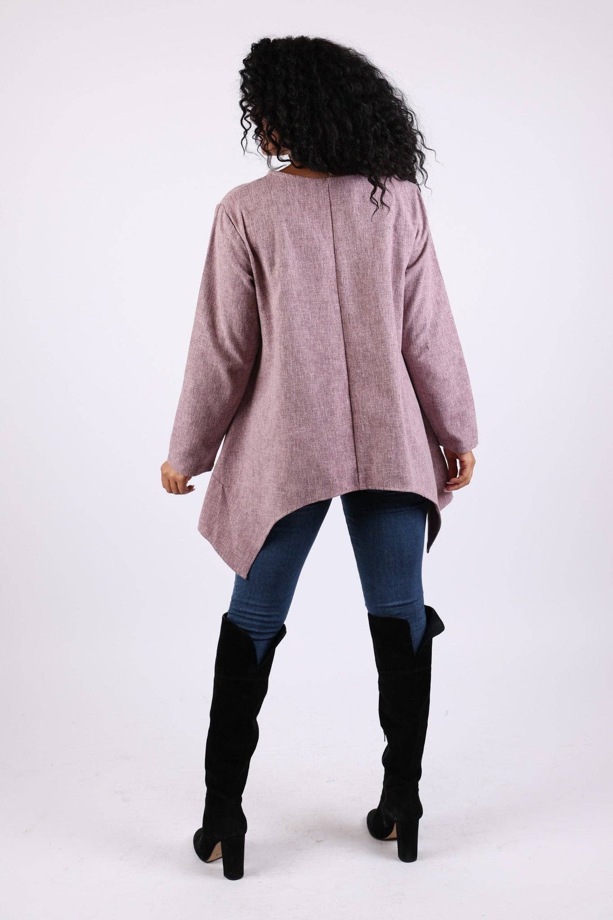 Lavender Cotton Tunic Top