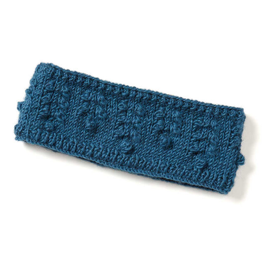 Teal Knit Wool Headband