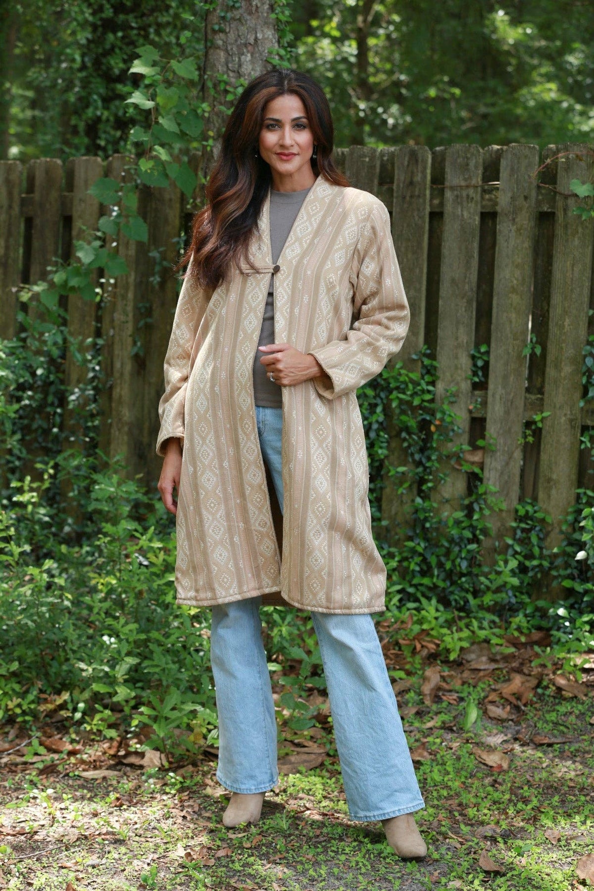 Beige Fleece Jacket