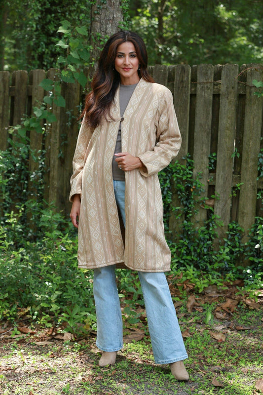 Beige Fleece Jacket