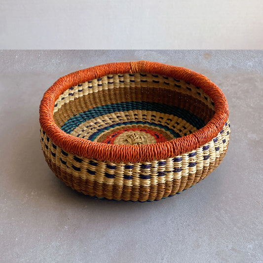 Round Veta Vera Grass Basket