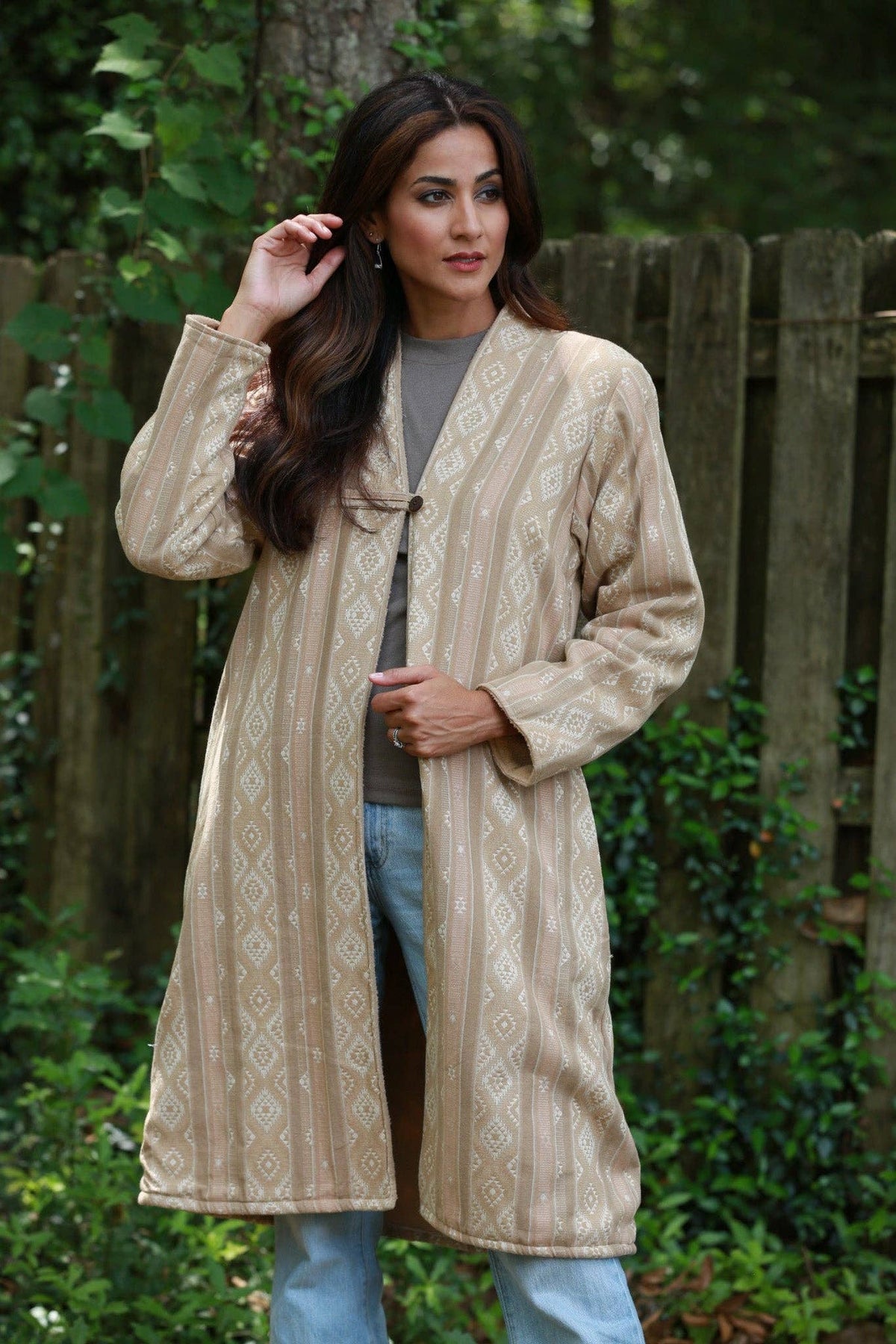 Beige Fleece Jacket