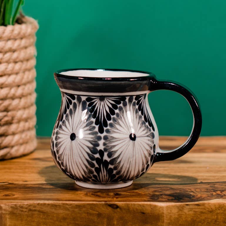 Mug - Gray/Black Diamond