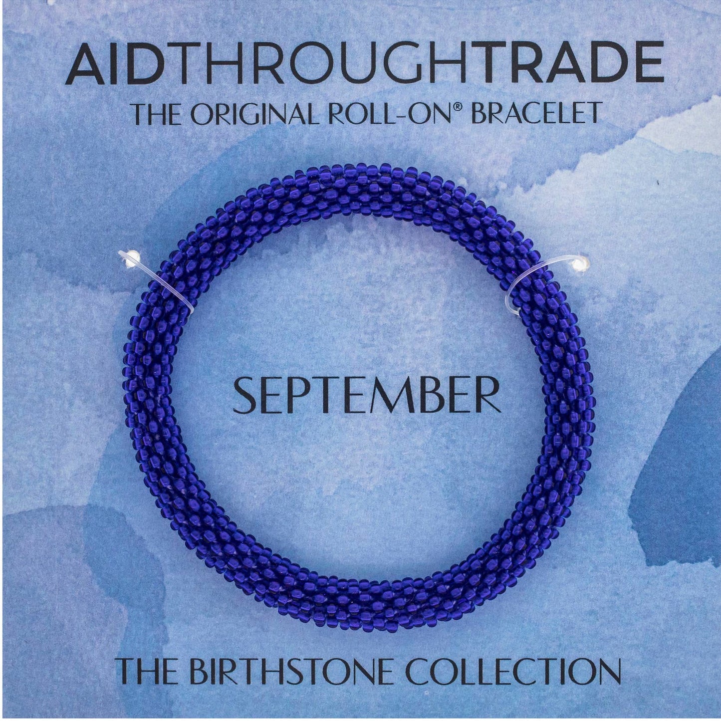 Roll-On® Bracelet - September Birthstone