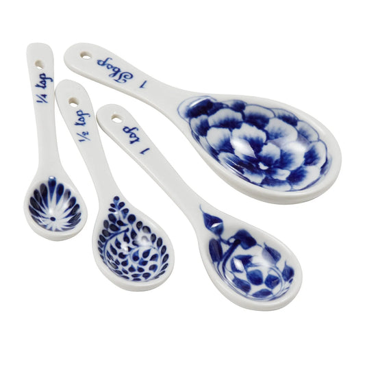 Blue Floral Measuring Spoons