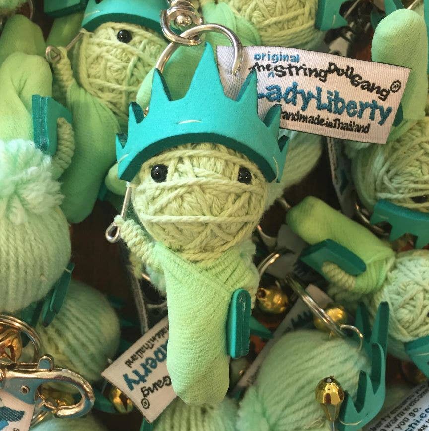 String Doll Keychain - Lady Liberty