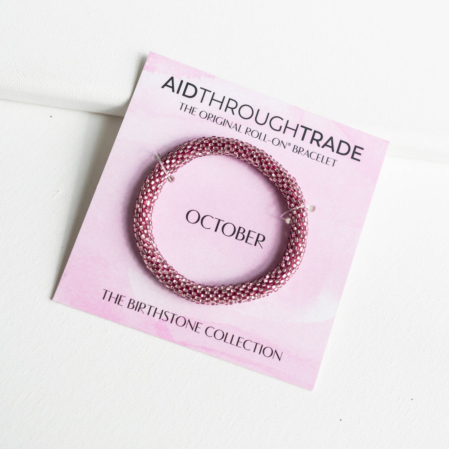 Roll-On® Bracelet- October Birthstone