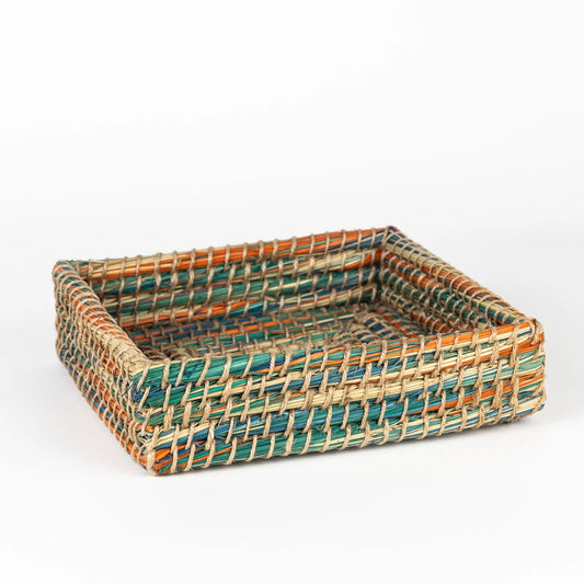 Square Multi-Colored Kaisa Casserole Basket