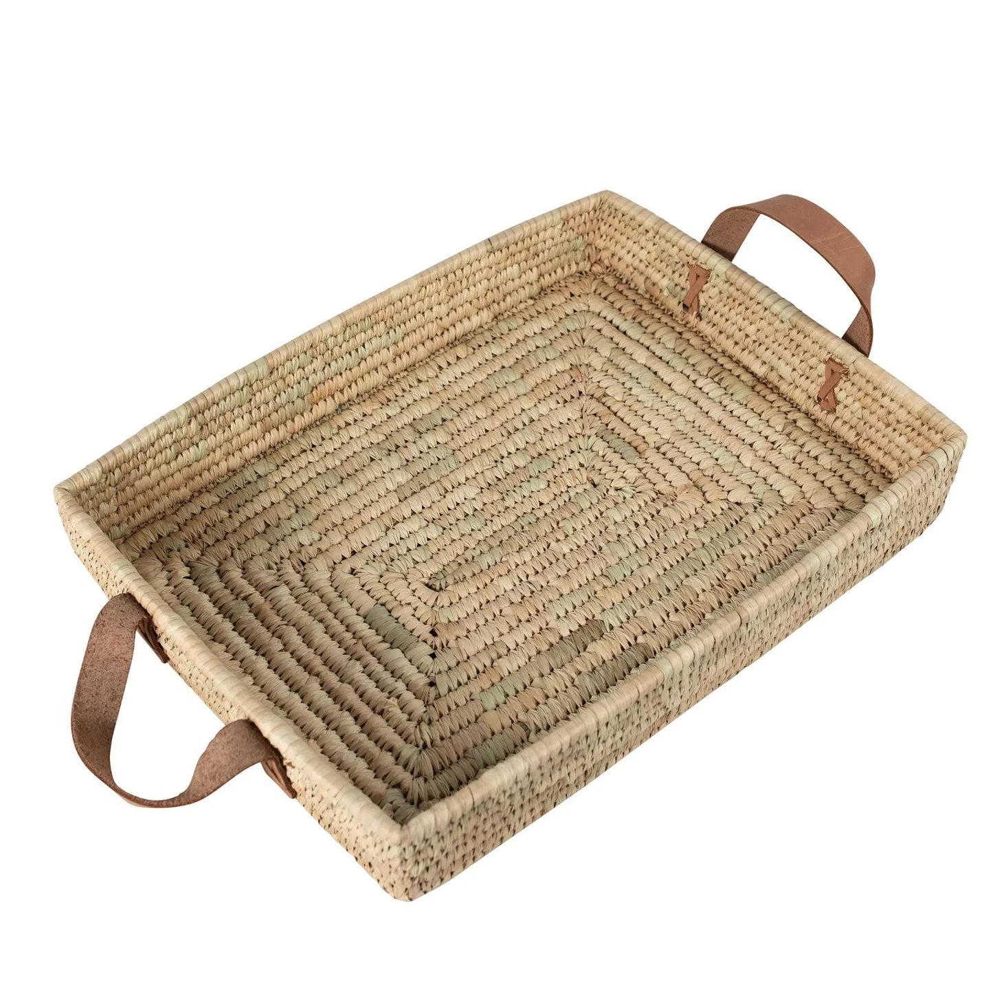 Hand Woven Handled Basket