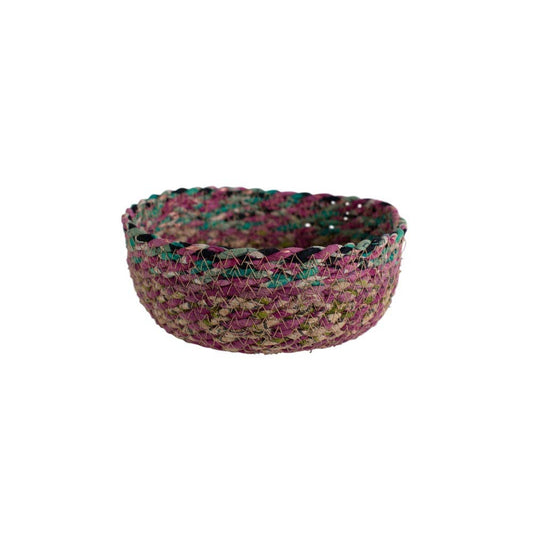 Small Swirling Sari Basket