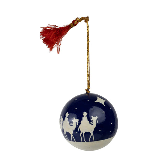 Traveling Wisemen Ball Ornament