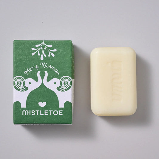 Handcrafted Merry Kissmas Mistletoe Soap